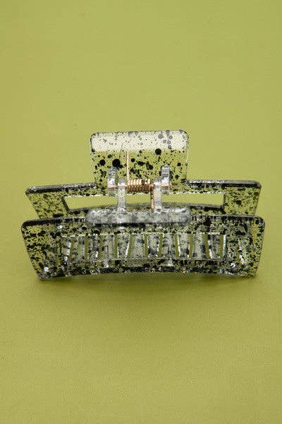 CLEAR SPECKLE HAIR CLIP