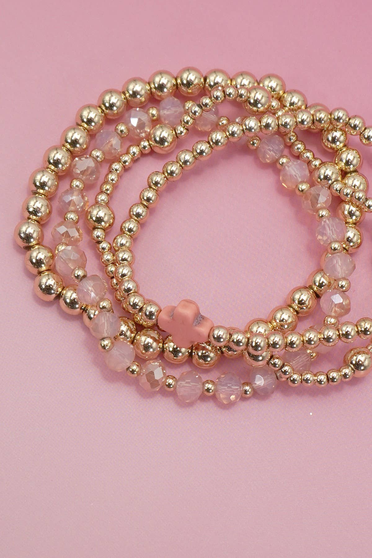Beautiful Cross Bracelet Set