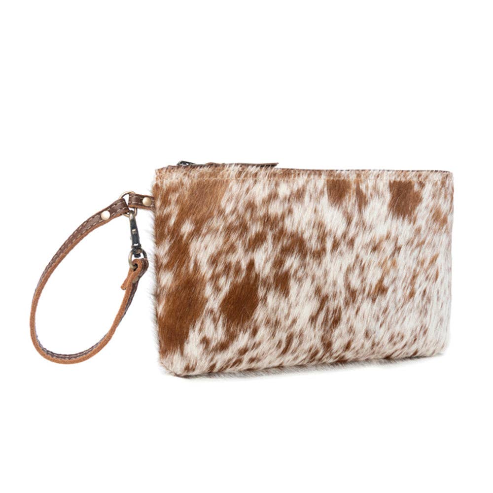 White & Brown Hairon Bag