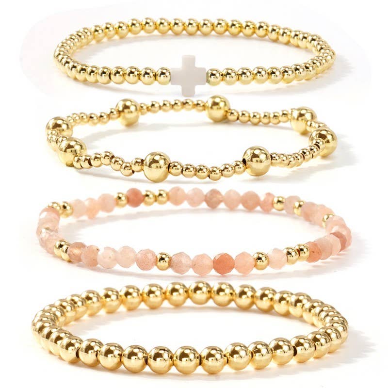 Beautiful Cross Bracelet Set