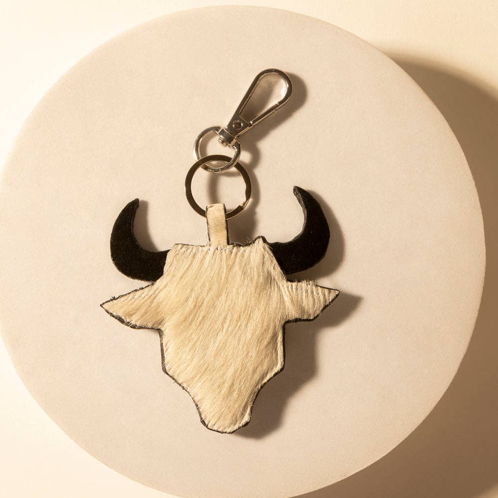 Amarillo Skull Keychain