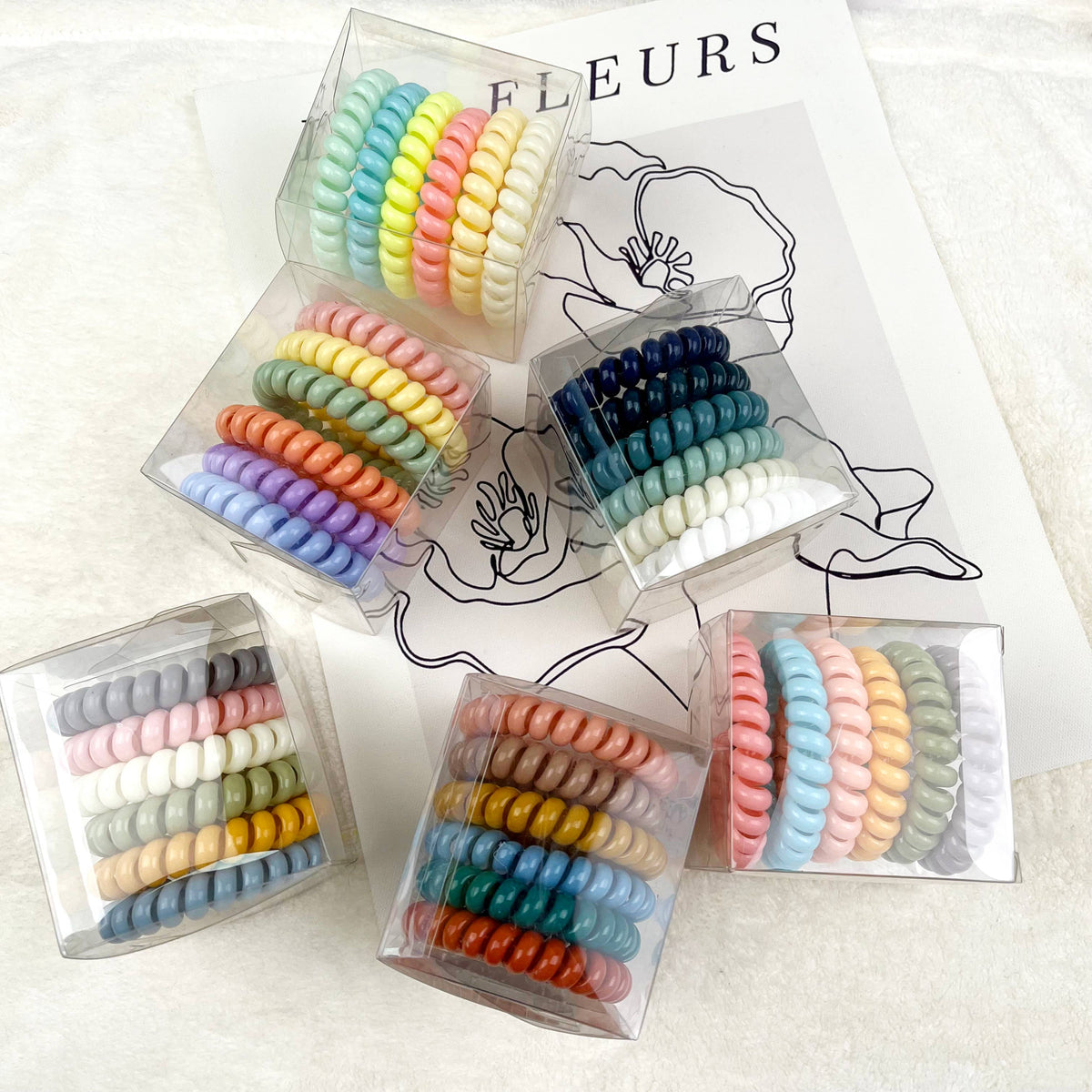 Phone Cord Hair Set