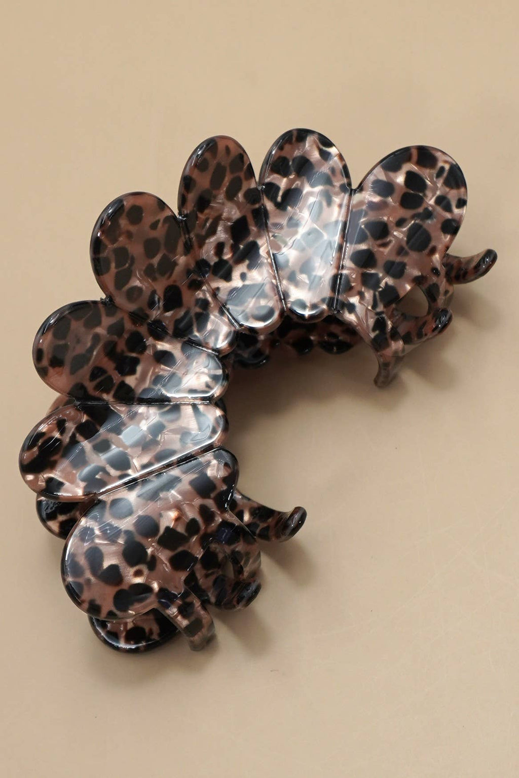 LEOPARD HAIR CLAW CLIP